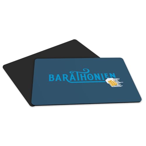 Set de table caoutchouc bleu antidérapant grand format pour bière - 5