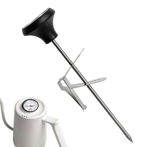 Calibre De Temperatura Del Café: Termómetro De Café, Termómetro De Alimentos Con Clip, Indicador De Temperatura Del Café, Calibre De Temperatura De Alimentos Con Clip | Calibre De Temperatura