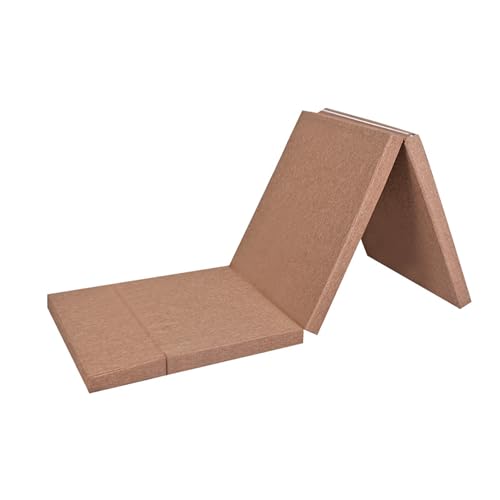 Colchón plegable portátil de tamaño individual, funda lavable de doble cara para sofá cama, colchón para viajes y camping, ahorra espacio, solución de cama de invitados