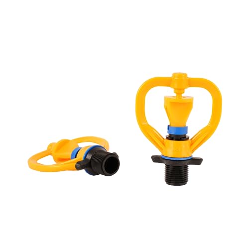 AQUA - AGRO | Sprinkler - Mini Sprinkler - Lite - Butterfly - 12-20 Feet Radius - 0.5 inch (20mm) (M-THD) - Full Circle - (Pack of 50)