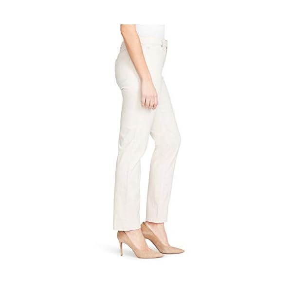 Gloria-Vanderbilt-Womens-Mandie-Signature-Fit-High-Rise-Straight-Leg-Jean Bandolino Women's Mandie Signature Fit High Rise Straight Leg Jeans, Creamstone, 14 Petite US