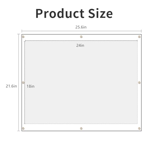 Kalami 18X24 Picture Frame Wall Mount Self Adhesive, Clear Acrylic No Drill Floating Frameless Poster Frame For Family Photo Oil Paintings Maps Or Other Artworks thumb #1