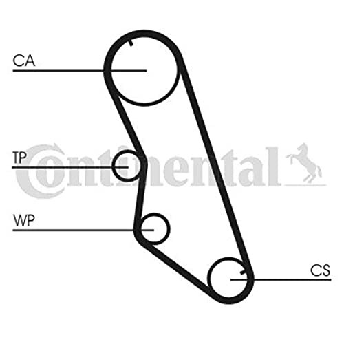 Kit de distribution de haute précision CT754WP1 avec pompe à eau 17 mm - 4