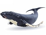 Gemini & Genius Humpback Whale Action Figure, Sea Animal Orca Blackfish Toys, Soft Rubber Ocean Shar