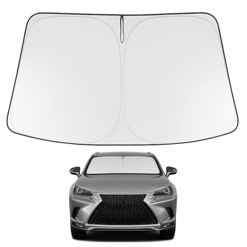 Image of Proadsy 2026 Upgrade Windshield Sun Shade Custom Fit 2015-2021 NX Foldable Front Sunshade Protector Sun Visor Blocks UV Rays Keep Car Cooler
