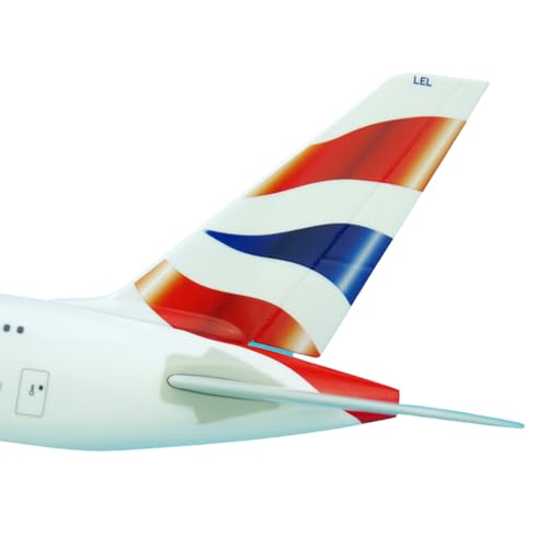AeroClix British Airways Airbus A380-800 - High Detail - Large Plastic Model Plane - 1/200 Scale - 14.5 Inch Length with Stand - Image 9