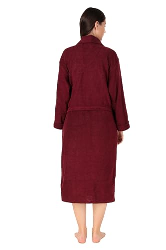 Image of Men's /Women Bath Robe | Full Sleeve Cotton Bathrobe - Suitable for Birthday /Anniversary /Diwali /Couple /wedding Gift | 250 GSM
