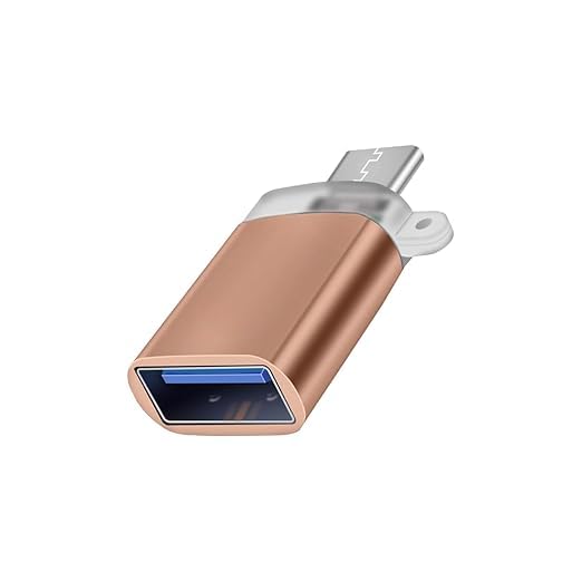 USB Type-C OTG Adapter, 5Gbps High Speed Data Transfer, Portable Keyring Design, for Smartphones, Tablets, Laptops, Multicolor-image-29