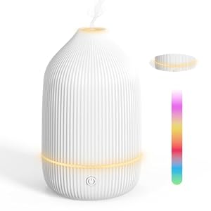 SZO Ultraschall Duftdiffusor 100ml Luftbefeuchter für Duftöle 7 LED-Farben