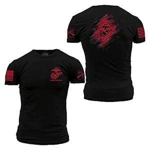 Grunt Style USMC Bound in Blood Men’s T-Shirt