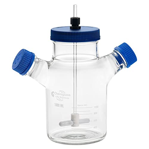 CLS-1445-500 Series CLS-1445 Spinner Flask with Adjustable Hanging Bar, Complete, 110 mm OD, 250 mm Height, 500 mL