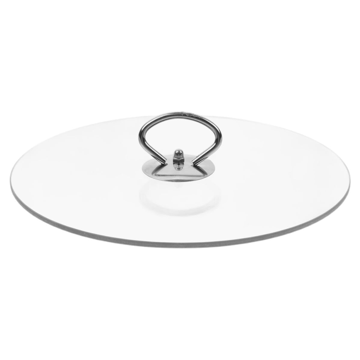 Tapa de Vidrio Templado para Cocina de 26cm, Redonda y Plana, Asa Ergonómica para Ollas y Sartenes, Adecuado para Controlar la Cocción y Conservar Alimentos
