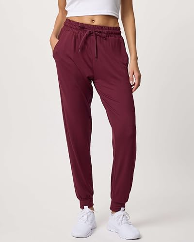 Image of 3 Pack Women's Joggers Sweatpants Lounge Pants Yoga Workout Pajama Pockets | Available In Plus Size, Stretchy, Loose, Comfy, Drawstring, Athletic, Casual, Travel, Summer, Gym, Hiking, Dance, Running