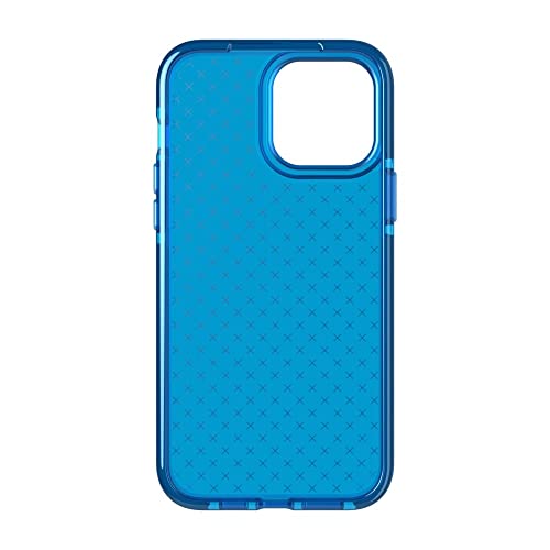 Coque iPhone 13 Pro Max tech21 Evo Check design premium bleu