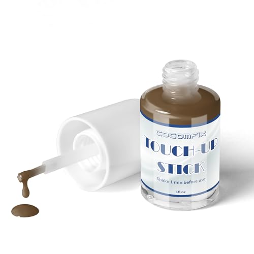 cocomfix Multi-Surface Touch Up Paint(Foundry Brown), Interior and Exterior House Paint. For Walls, Doors, Cabinets, Wood, Paneling and Furniture.