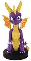 Exquisite Gaming: Spyro The Dragon - Original Mobile Phone &amp; Gaming Controller Holder, Device Stand, Cable Guys, Licensed Figure
