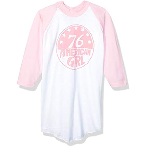 Soffe Kids' Patriotic Baseball Tee for Girls Cover
