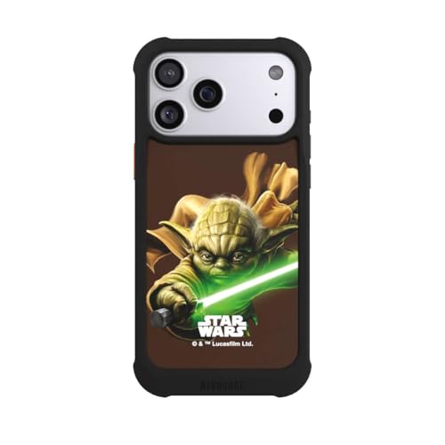 Coque iPhone 17 Pro Max MagSafe évite les casses antichoc Yoda noire