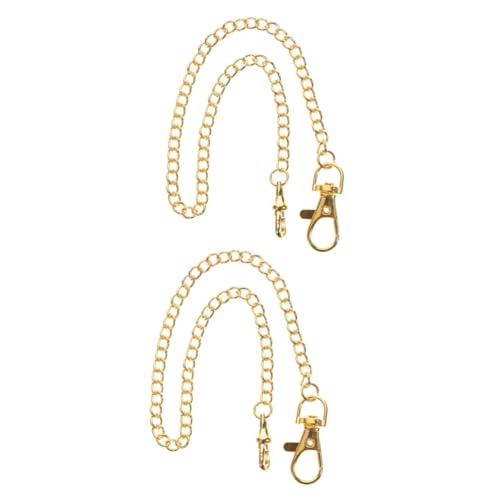 GALPADA 2pcs Pocket Watch Chain Decorative Metal Jeans Chain Lobster Clasp for Men Stylish Accessory for Pocket Watches -ready Design
