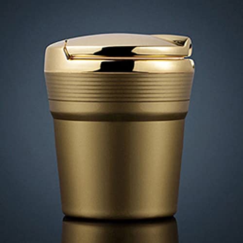 RTUGOVT Car Ashtray with Led Lights with Car Brand Creative Personality Logo for -DS Spirit DS3 DS4 DS4S DS5 DS 5LS DS6 DS7 DS Car (Color Name : Gold) RTUGOVT Car Ashtray with Led Lights with Car Brand Creative Personality Logo for -DS Spirit DS3 DS4 DS4S DS5 DS 5LS DS6 DS7 DS Car (Color Name : Gold)