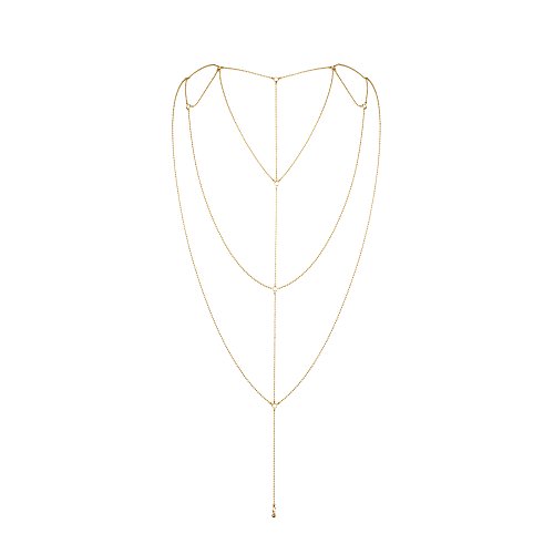 Bijoux indiscrets"Le Magnifique" DOS et décolleté Chaîne, Doré Cover