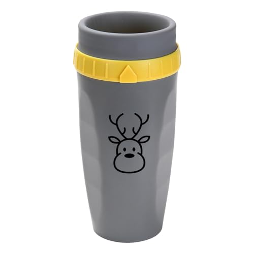Taza de agua giratoria con paja, 300 ml, taza de agua giratoria con pajita, taza de café de viaje, taza térmica a prueba de fugas, portátil para estudiantes, niñas, mujeres, niños, taza a prueba de