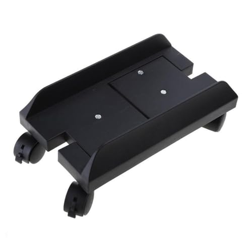 Soporte para CPU bajo escritorio, soporte móvil para torre de PC con 4 ruedas, carrito ajustable para torre de PC miniatura 1