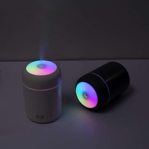 Image of Bedroom Humidifier for Sleep Essential Oil Diffuser with Flame Effect Night Light Ultrasonic Cool Mist Air Quiet USB Auto Shut Off Aromatherapy Diffuser (Humidifier 300 Ml)