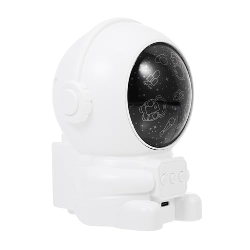 SOLUSTRE Creative Astronaut Projection Lamp Cartoon Star Projector for Bedroom Decorative Night Light with Calm Ambiance Modern Design for Home Decor and Relaxation