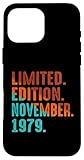Photo Gallery edizione limitata novembre 1979 compleanno custodia per iphone 16 pro max Photo Gallery edizione limitata novembre 1979 compleanno custodia per iphone 16 pro max
