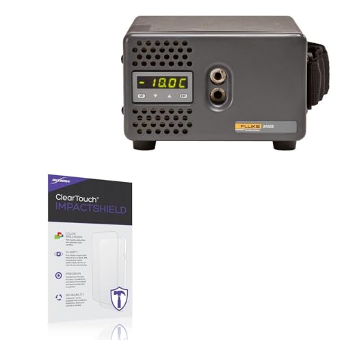 BoxWave Screen Protector Compatible with Fluke Calibration 9102S - ClearTouch ImpactShield (2-Pack), Impenetrable Screen Protector Flexible Film