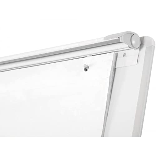 Q-Connect Pizarra Blanca Con Trípode 70X100 Cm Para Convenciones Superficie Laminada Escritura Directa