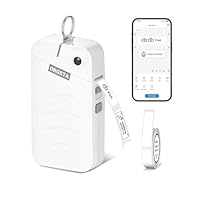 ORGSTA S001 Étiqueteuse Bluetooth Portable Imprimante Étiquettes Autocollantes Personnalisées Thermique Mini Etiquetteuse pour Maison, Bureau, École, Cuisine, Fourniture Scolaire