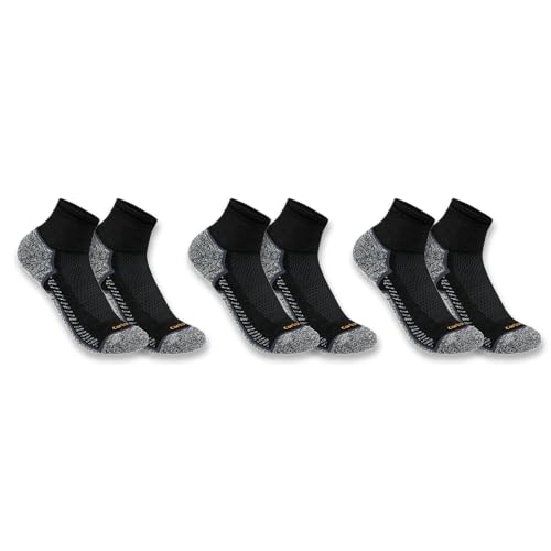 Carhartt Men's Force Midweight Crew Socks (3-Pack)