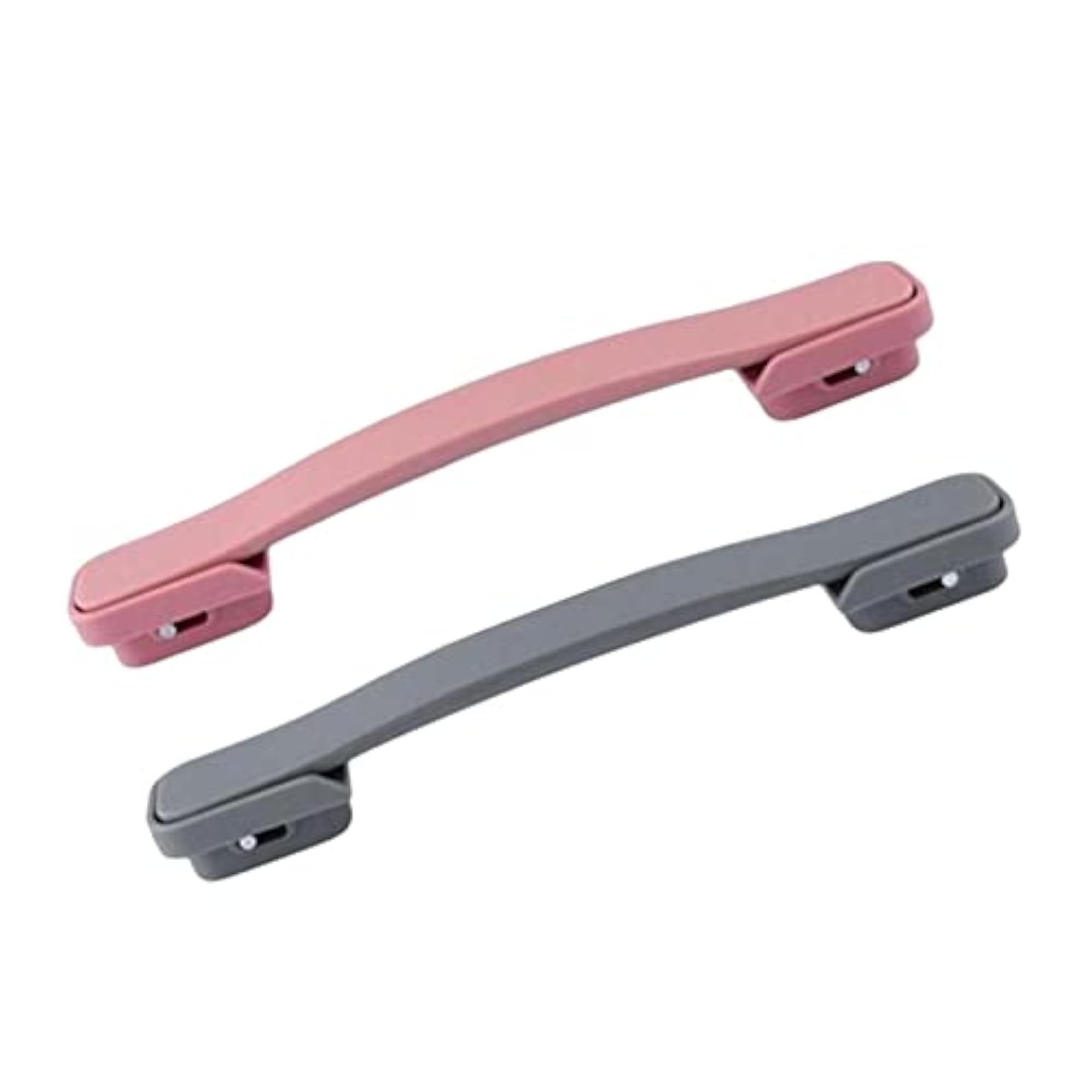 Portable Carry Handles for Suitcase, Gray and Pink, 2pcs