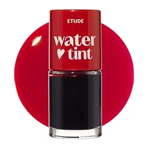 ETUDE Dear Darling Water Gel Luminous Lip & Cheek Tint| Long Lasting, Waterproof, Smudgeproof |Korean Makeup|Shade-02,Cherry-9Gm