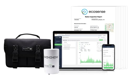 Ecosense RD200P RadonEye Pro, Certified Digital Radon Monitor for Professionals, Easy Report Generation, User Friendly App,Dashboard,Report All-in-One Package - Image 6
