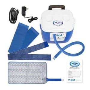 Polar Active Ice Hip-Extended Coverage Cold Therapy Ice Machine System with 12.5"x22.5" Therapy Compression pad, Programmable Timer, 16 Qt. Cooler, Quiet Pump, Strong Cryotherapy Pain Relief Treatment