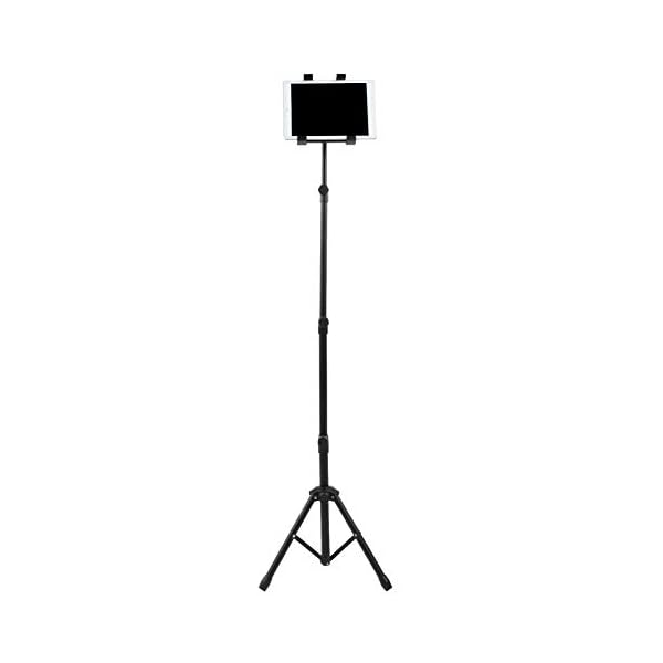 CHENQIAN Stativ Stativ Verstellbarer Tablet-Bodenständer Video-Fotostativ-Stativhalterung Halterung – Bild 4