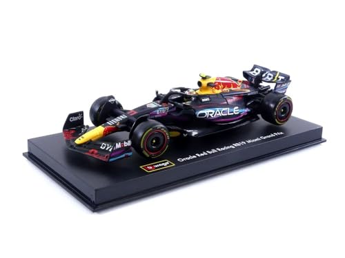 Monoplace Miniature BBURAGO Red RB19 Miami GP 2023 Véhicule Miniature F1 1/43