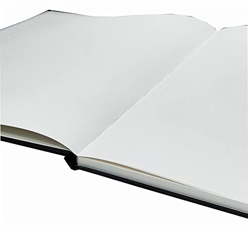 Image of Sketch Book Square Size (20.0cm x 20.0 cm) 140 GSM - (50 Sheets /100 Pages)- Stitched Drawing Notebook - Hard Case Bound - Handmade Sketch Book | GRD699