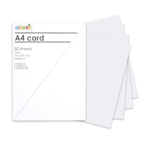 Papier cartonné blanc A4 pour les activités manuelles en famille