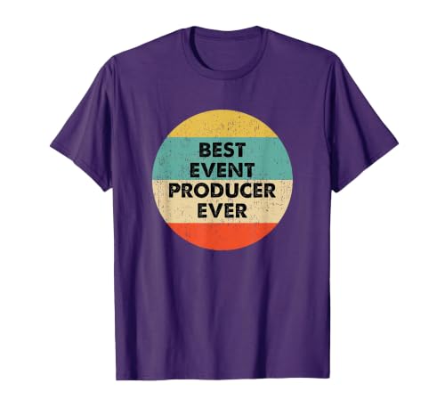 Event Producer Shirt | Best Event Producer Ever T-Shirt, Men, Purple, 3X-Large