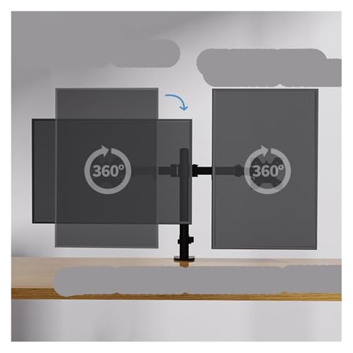 Support de bureau à double écran pour soulager les cervicales et libérer l'espace - 3
