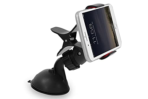 Streetwize - Universal Suction Mount Smartphone Holder, Super Strong Suction - Gadget Holder, Phone Holder - Windscreen and Dashboard Mount 360° Rotation (SWGH14)
