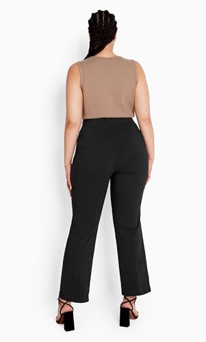 Women's Plus Size Super Stretch Bootcut Pant Black3