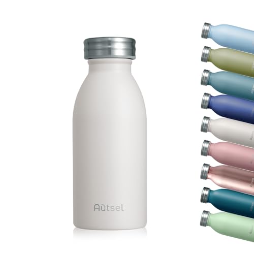 Trinkflasche Thermo Edelstahl 350ml, für heiße und kalte Getränke – Ansicht 1