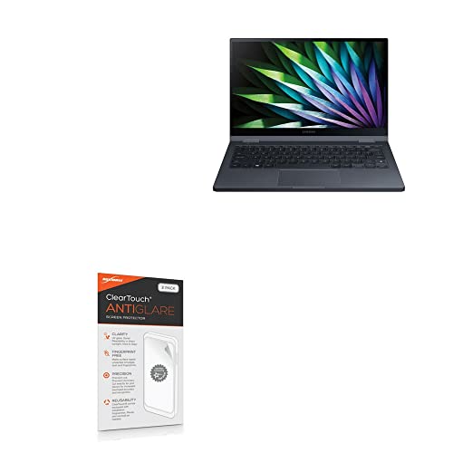BoxWave Screen Protector Compatible with Samsung Galaxy Book Flex 2 Alpha (13.3 inch) - ClearTouch Anti-Glare (2-Pack), Anti-Fingerprint Matte Film Skin