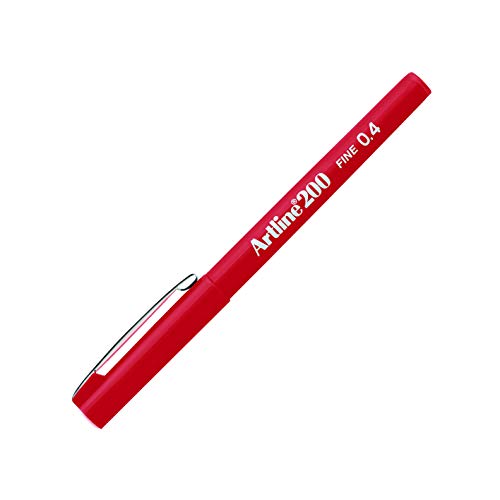 Feutres à dessin technique Artline 200 rouge stylo pointe fine feutre calligraphie