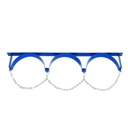 Support pour bouteille de gaz avec chaîne de sécurité – Solution de stockage sécurisée pour réservoirs de propane, d'oxygène, nitro dans la maison,...